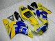 1998-2002 Gelb Blau Yamaha YZF R6 Motorrad Verkleidungen 1998-2002 Gelb Blau Yamaha YZF R6 Motorrad Verkleidungen