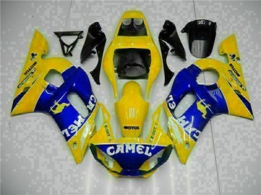 1998-2002 Gelb Blau Yamaha YZF R6 Motorrad Verkleidungen