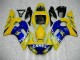 1998-2002 Gelb Blau Yamaha YZF R6 Motorrad Verkleidungen 1998-2002 Gelb Blau Yamaha YZF R6 Motorrad Verkleidungen