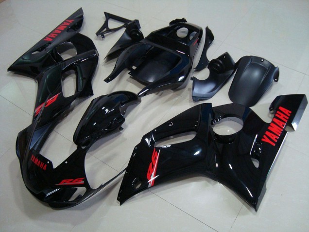 1998-2002 Glänzend Schwarz Rote Aufkleber Yamaha YZF R6 Motorrad Verkleidungen 1998-2002 Glänzend Schwarz Rote Aufkleber Yamaha YZF R6 Motorrad Verkleidungen