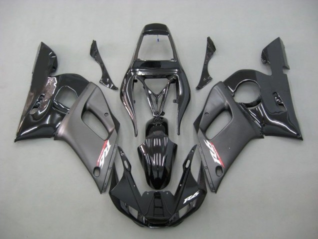 1998-2002 Kontrast Schwarz Yamaha YZF R6 Motorrad Verkleidung 1998-2002 Kontrast Schwarz Yamaha YZF R6 Motorrad Verkleidung