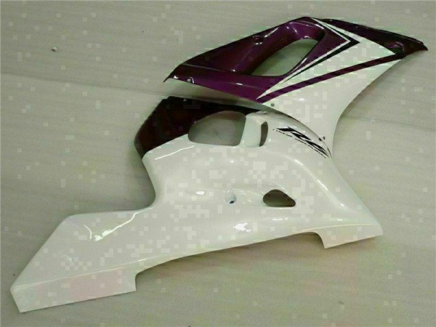 1998-2002 Lila Weiß Yamaha YZF R6 Motorrad Verkleidung 1998-2002 Lila Weiß Yamaha YZF R6 Motorrad Verkleidung