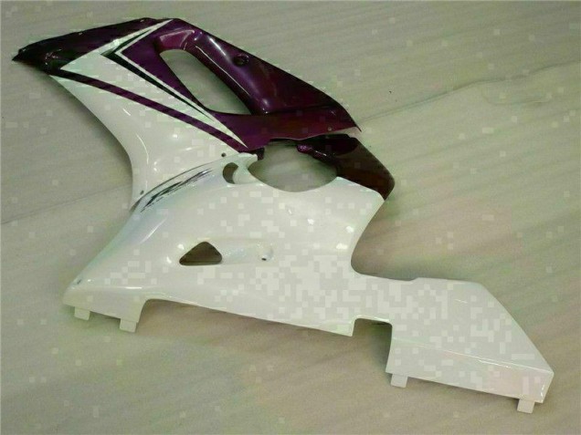 1998-2002 Lila Weiß Yamaha YZF R6 Motorrad Verkleidung 1998-2002 Lila Weiß Yamaha YZF R6 Motorrad Verkleidung