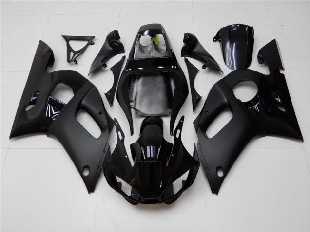 1998-2002 Matt schwarz glänzend Yamaha YZF R6 Motorrad Verkleidung 1998-2002 Matt schwarz glänzend Yamaha YZF R6 Motorrad Verkleidung