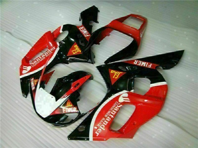 1998-2002 Rot Schwarz Yamaha YZF R6 Motorrad Verkleidung 1998-2002 Rot Schwarz Yamaha YZF R6 Motorrad Verkleidung