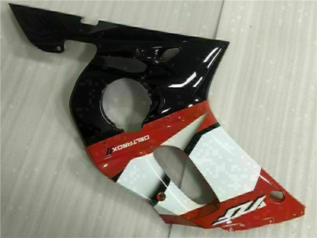 1998-2002 Rot Weiß Yamaha YZF R6 Motorrad Verkleidung 1998-2002 Rot Weiß Yamaha YZF R6 Motorrad Verkleidung