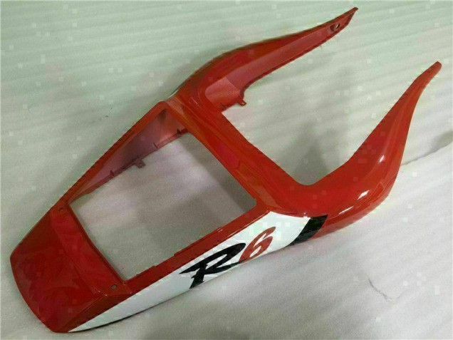 1998-2002 Rot Weiß Yamaha YZF R6 Motorrad Verkleidung 1998-2002 Rot Weiß Yamaha YZF R6 Motorrad Verkleidung