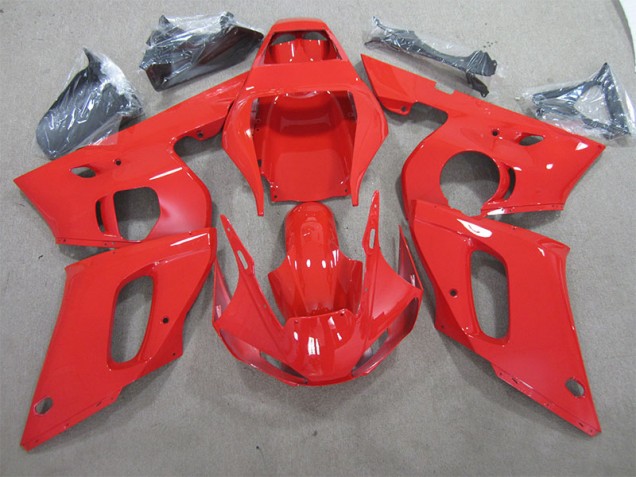 1998-2002 Rot Yamaha YZF R6 Motorrad Verkleidungen 1998-2002 Rot Yamaha YZF R6 Motorrad Verkleidungen