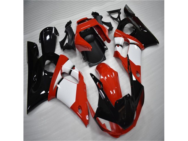 1998-2002 Schwarz Weiß Yamaha YZF R6 Motorrad Verkleidung 1998-2002 Schwarz Weiß Yamaha YZF R6 Motorrad Verkleidung