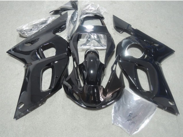 1998-2002 Schwarz Yamaha YZF R6 Motorrad Verkleidung 1998-2002 Schwarz Yamaha YZF R6 Motorrad Verkleidung