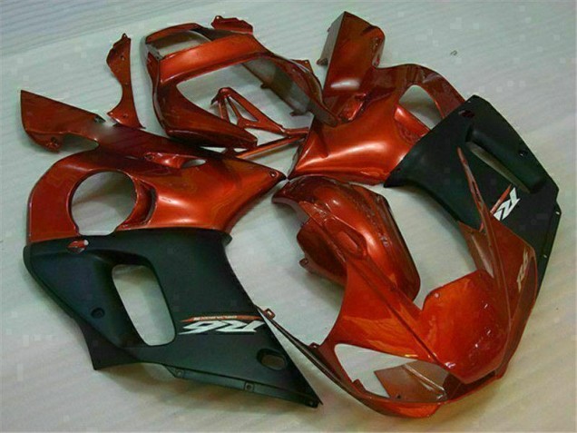 1998-2002 Schwarzbraun Yamaha YZF R6 Motorrad Verkleidung 1998-2002 Schwarzbraun Yamaha YZF R6 Motorrad Verkleidung