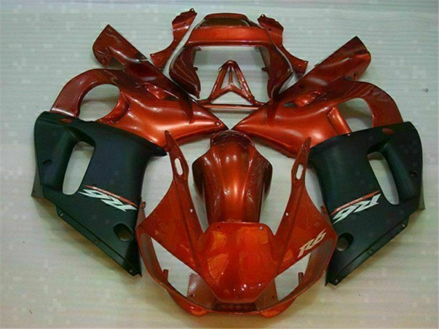 1998-2002 Schwarzbraun Yamaha YZF R6 Motorrad Verkleidung 1998-2002 Schwarzbraun Yamaha YZF R6 Motorrad Verkleidung