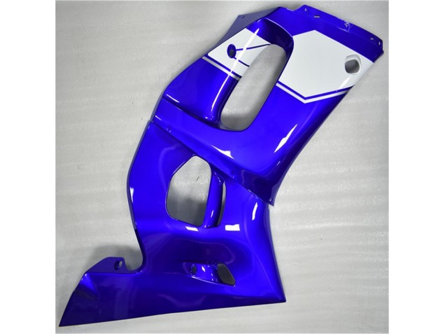 1998-2002 Weiß Blau Yamaha YZF R6 Motorrad Verkleidung 1998-2002 Weiß Blau Yamaha YZF R6 Motorrad Verkleidung