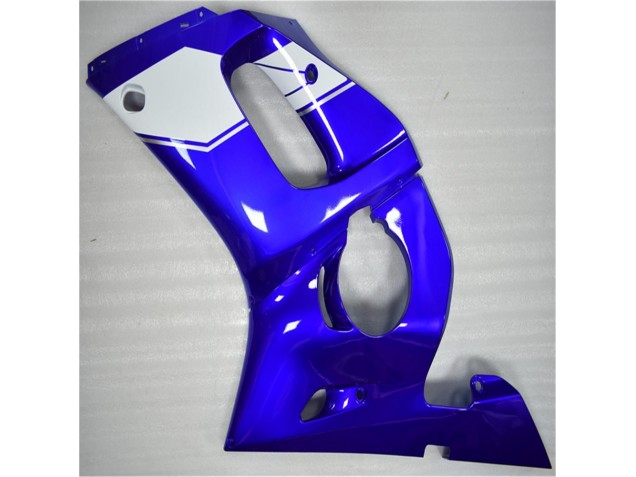 1998-2002 Weiß Blau Yamaha YZF R6 Motorrad Verkleidung 1998-2002 Weiß Blau Yamaha YZF R6 Motorrad Verkleidung