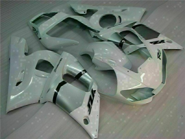 1998-2002 Weiß Yamaha YZF R6 Motorrad Verkleidung 1998-2002 Weiß Yamaha YZF R6 Motorrad Verkleidung