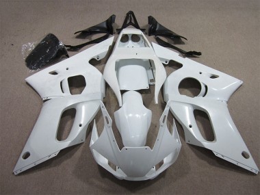 1998-2002 Weiß Yamaha YZF R6 Motorrad Verkleidungen