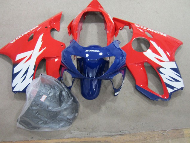 1999-2000 Blau Rot Honda CBR600 F4 Motorrad Verkleidung 1999-2000 Blau Rot Honda CBR600 F4 Motorrad Verkleidung