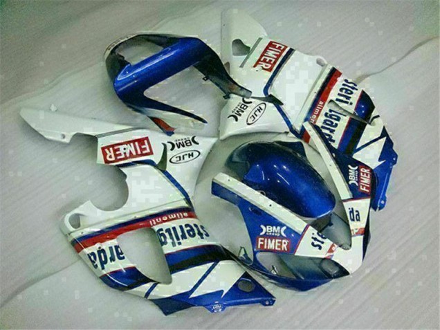 2000-2001 Blau Weiß Yamaha YZF R1 Motorrad Vollverkleidung 2000-2001 Blau Weiß Yamaha YZF R1 Motorrad Vollverkleidung