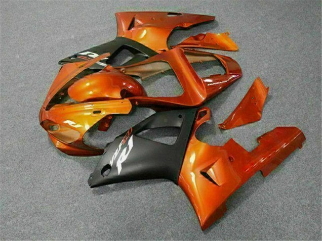 2000-2001 Orange Yamaha YZF R1 Motorrad Vollverkleidung 2000-2001 Orange Yamaha YZF R1 Motorrad Vollverkleidung