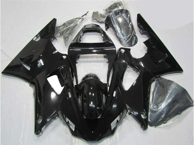2000-2001 Glänzend Schwarz Yamaha YZF R1 Motorrad Verkleidung 2000-2001 Glänzend Schwarz Yamaha YZF R1 Motorrad Verkleidung