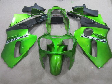2000-2001 Grün Kawasaki ZX12R Motorrad Verkleidungen