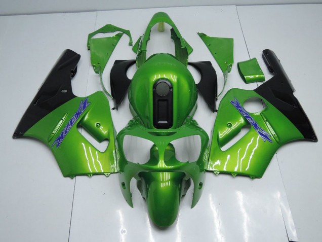 2000-2001 Grün und Schwarz Kawasaki ZX12R Motorrad Verkleidung 2000-2001 Grün und Schwarz Kawasaki ZX12R Motorrad Verkleidung