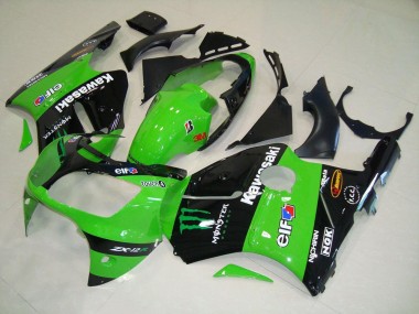 2000-2001 Grünes Monster Kawasaki ZX12R Motorrad Verkleidung