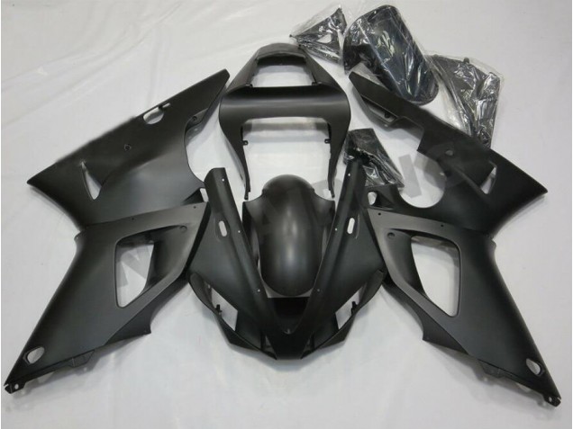 2000-2001 Matt Schwarz Yamaha YZF R1 Motorrad Verkleidung 2000-2001 Matt Schwarz Yamaha YZF R1 Motorrad Verkleidung