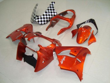 2000-2001 Orange Kawasaki ZX9R Motorrad Verkleidung