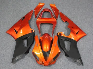 2000-2001 Orange Schwarz Yamaha YZF R1 Motorrad Verkleidung