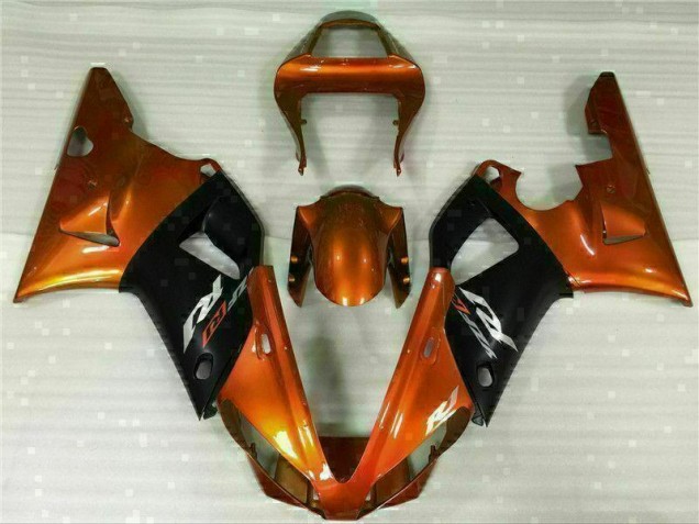 2000-2001 Orange Yamaha YZF R1 Motorrad Verkleidungen 2000-2001 Orange Yamaha YZF R1 Motorrad Verkleidungen