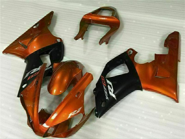 2000-2001 Orange Yamaha YZF R1 Motorrad Verkleidungen 2000-2001 Orange Yamaha YZF R1 Motorrad Verkleidungen