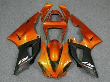 2000-2001 Orange Yamaha YZF R1 Motorrad Vollverkleidung