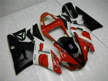 2000-2001 Rot Schwarz Yamaha YZF R1 Motorrad Verkleidung