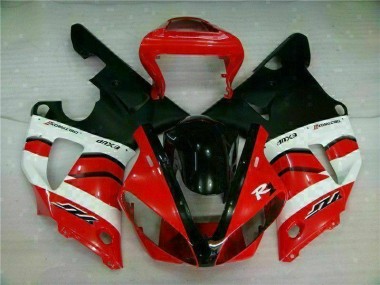 2000-2001 Rot Yamaha YZF R1 Motorrad Verkleidung Komplett Sets