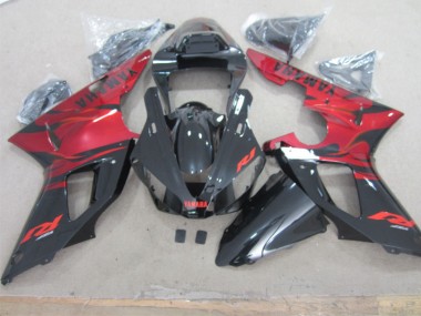 2000-2001 Schwarz Rot Yamaha YZF R1 Motorrad Verkleidung