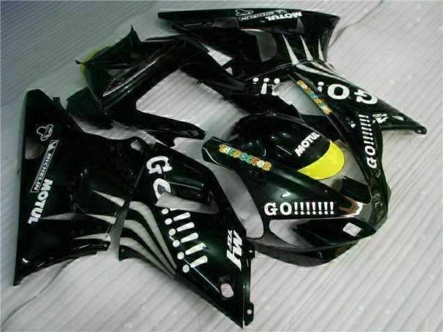 2000-2001 Schwarz Yamaha YZF R1 Motorrad Verkleidungen 2000-2001 Schwarz Yamaha YZF R1 Motorrad Verkleidungen