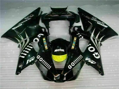 2000-2001 Schwarz Yamaha YZF R1 Motorrad Verkleidungen