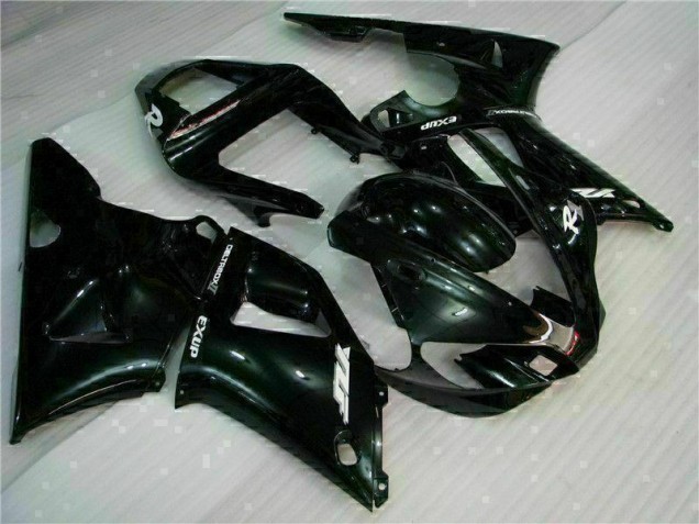 2000-2001 Schwarz Yamaha YZF R1 Motorrad Vollverkleidung 2000-2001 Schwarz Yamaha YZF R1 Motorrad Vollverkleidung