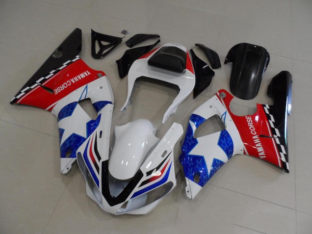 2000-2001 Stern Flagge Yamaha YZF R1 Motorrad Verkleidung 2000-2001 Stern Flagge Yamaha YZF R1 Motorrad Verkleidung