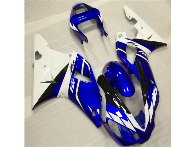 2000-2001 Weiß Blau Yamaha YZF R1 Motorrad Verkleidung 2000-2001 Weiß Blau Yamaha YZF R1 Motorrad Verkleidung