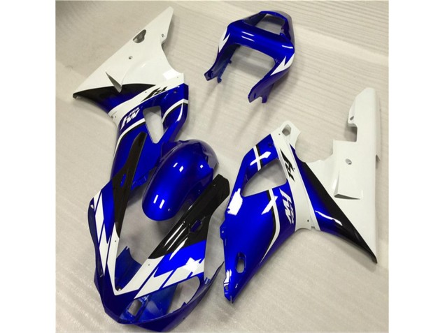 2000-2001 Weiß Blau Yamaha YZF R1 Motorrad Verkleidung 2000-2001 Weiß Blau Yamaha YZF R1 Motorrad Verkleidung