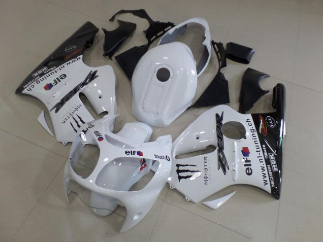 2000-2001 Weiß Kawasaki ZX12R Motorrad Verkleidungen 2000-2001 Weiß Kawasaki ZX12R Motorrad Verkleidungen