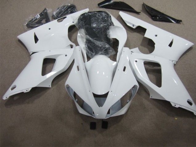 2000-2001 Weiß Yamaha YZF R1 Motorrad Verkleidung & Plastik