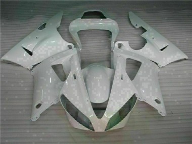 2000-2001 Weiß Yamaha YZF R1 Motorrad Verkleidungen