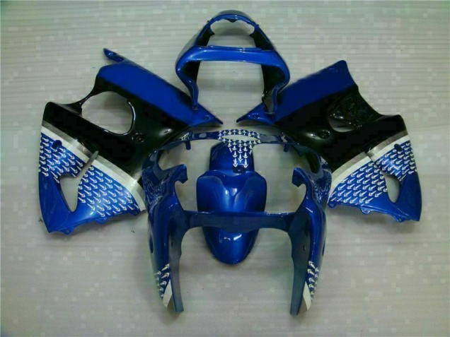 2000-2002 Blau Kawasaki ZX6R Motorrad Vollverkleidung 2000-2002 Blau Kawasaki ZX6R Motorrad Vollverkleidung