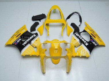 2000-2002 Gelb Arrow Kawasaki ZX6R Motorrad Verkleidung