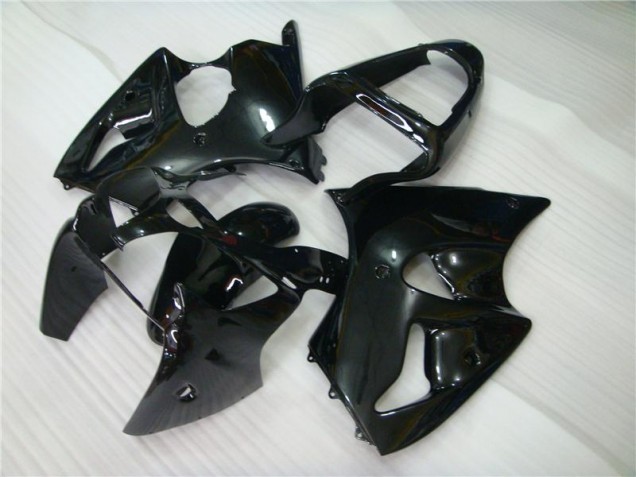 2000-2002 Glänzend Schwarz Kawasaki ZX6R Motorrad Verkleidung