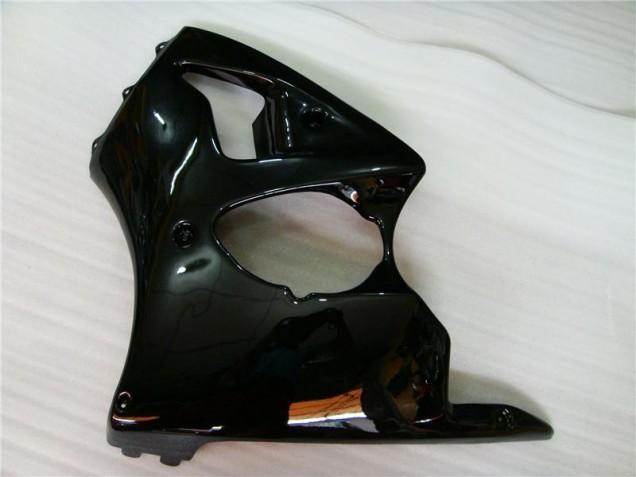2000-2002 Glänzend Schwarz Kawasaki ZX6R Motorrad Verkleidung