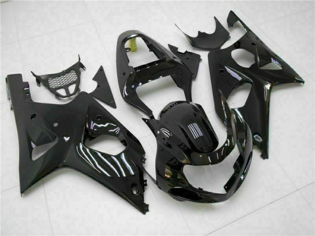 2000-2002 Glänzend Schwarz Suzuki GSXR 1000 Motorrad Verkleidung 2000-2002 Glänzend Schwarz Suzuki GSXR 1000 Motorrad Verkleidung